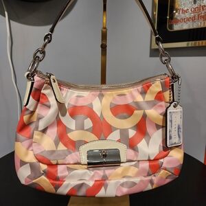Coach Kristin Op Art Satchel